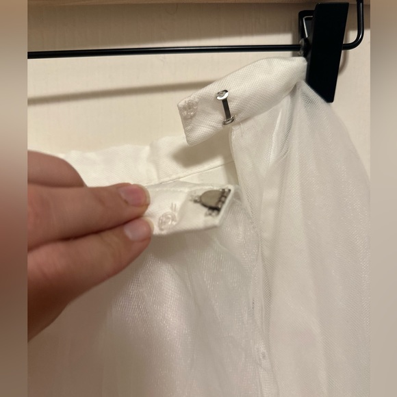 New without tags, size 4 white tulle skirt l - Picture 3 of 6